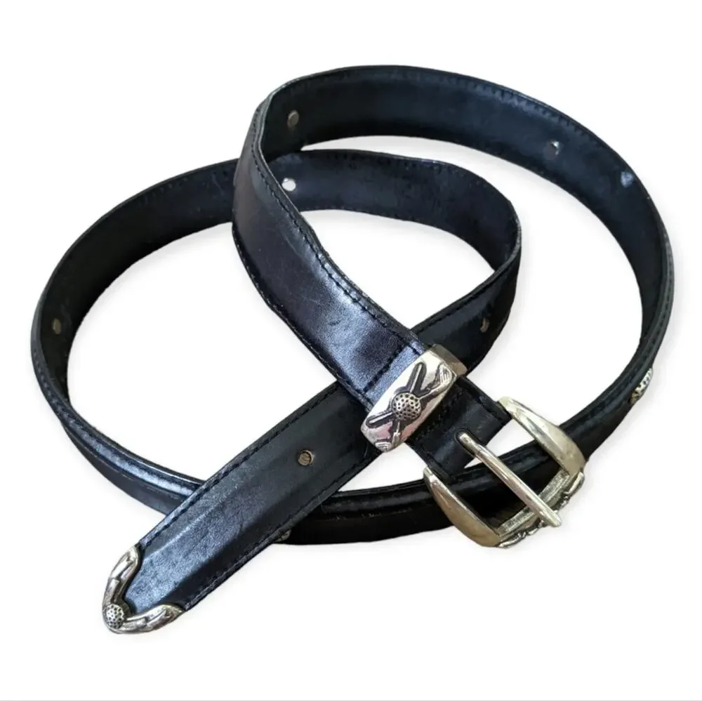 Onyx by Brighton Men's Leather Golf Belt Size 40